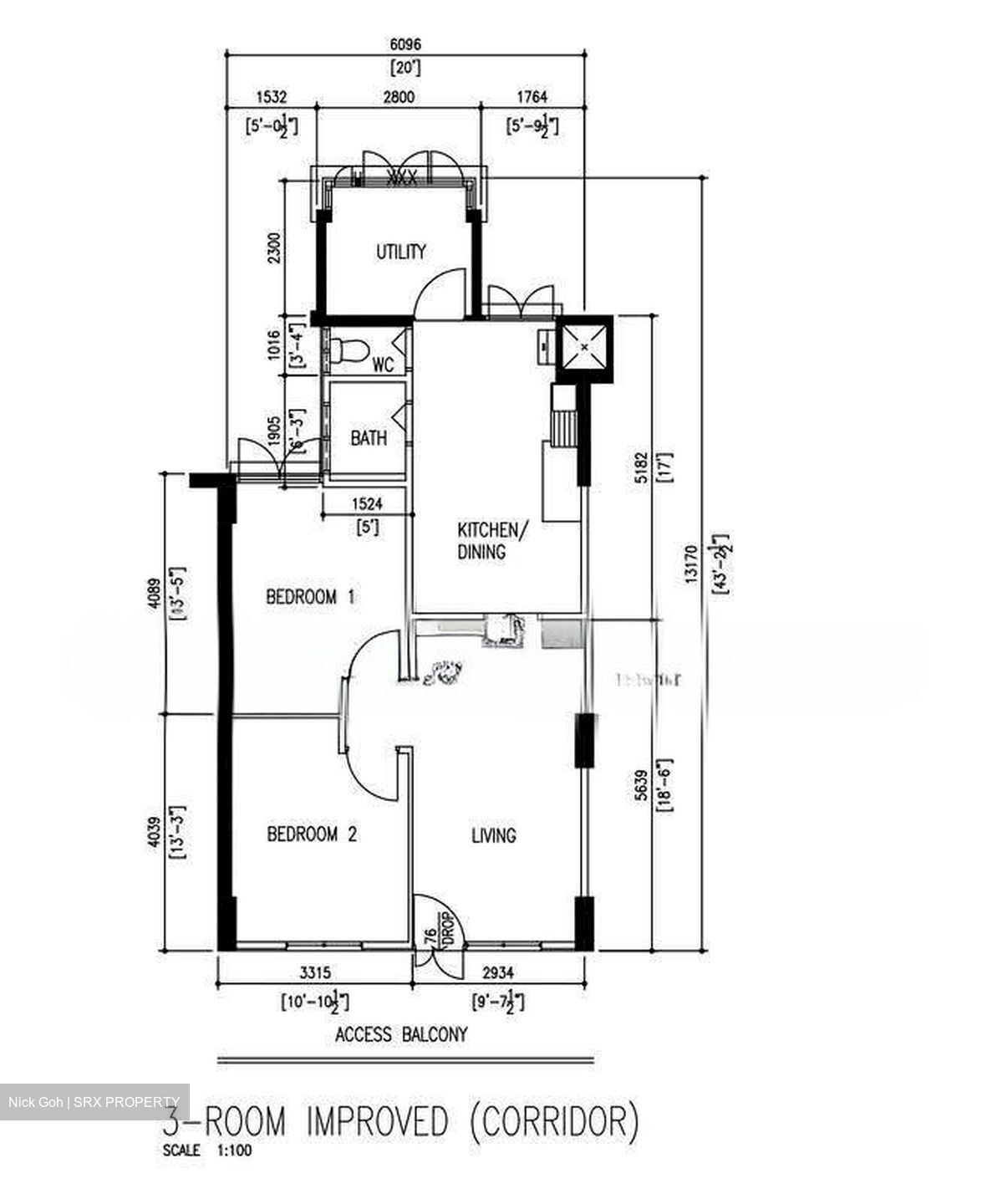 Blk 8 Marine Terrace Walk (Marine Parade), HDB 3 Rooms #637796951